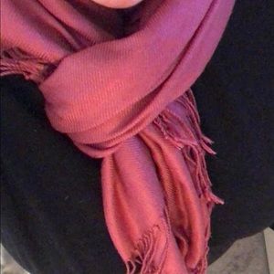 Pink scarf